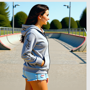 Gnarly Girl full zip hoodie