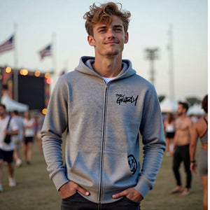 Breathe Out The Mundane Full Zip Hoodie