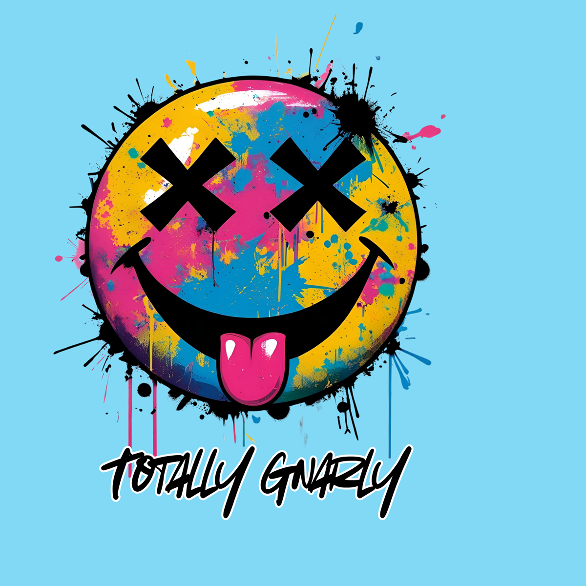 Splatter Face Kids Tee